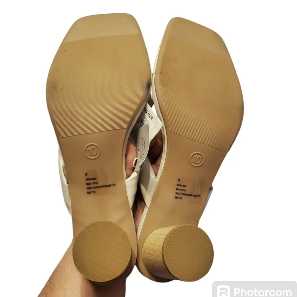 NWT A New Day Women's Elvie Memory Foam Mules Sandals 10 - Picture 4 of 7